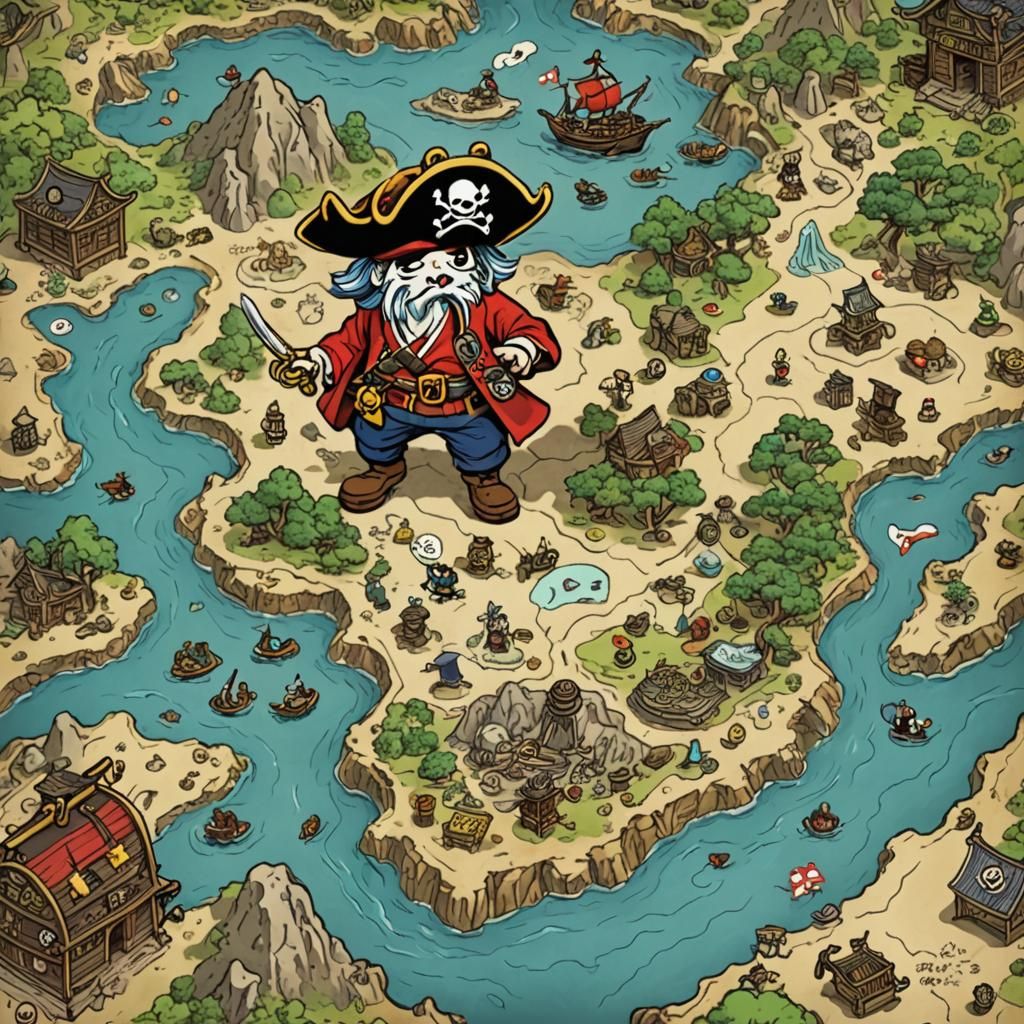 Yokai Pirate Treasure Hunt Adventure