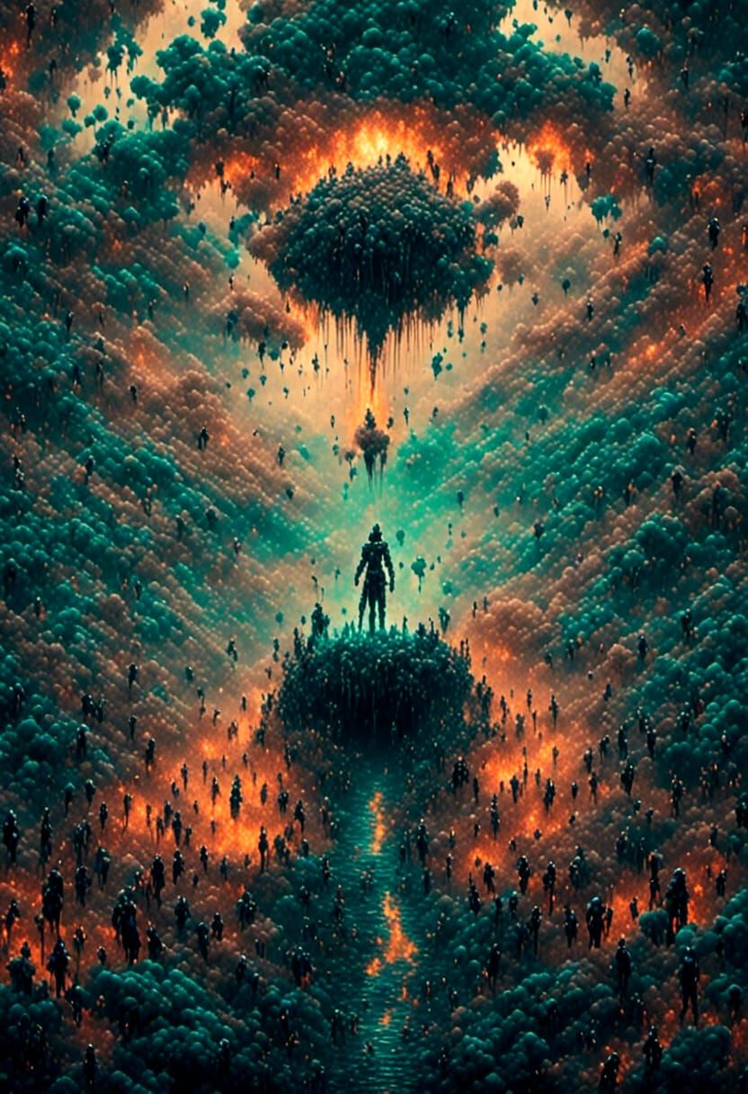 Detailed Pixel Art with Magnificent Aesthetic