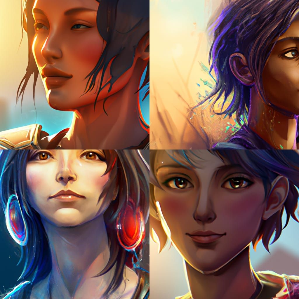 Detailed Portrait of a Lesbian in Artgerm Style