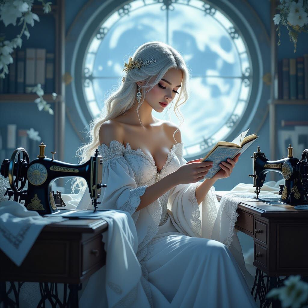 Celestial Seamstress Crafting Constellation Gowns