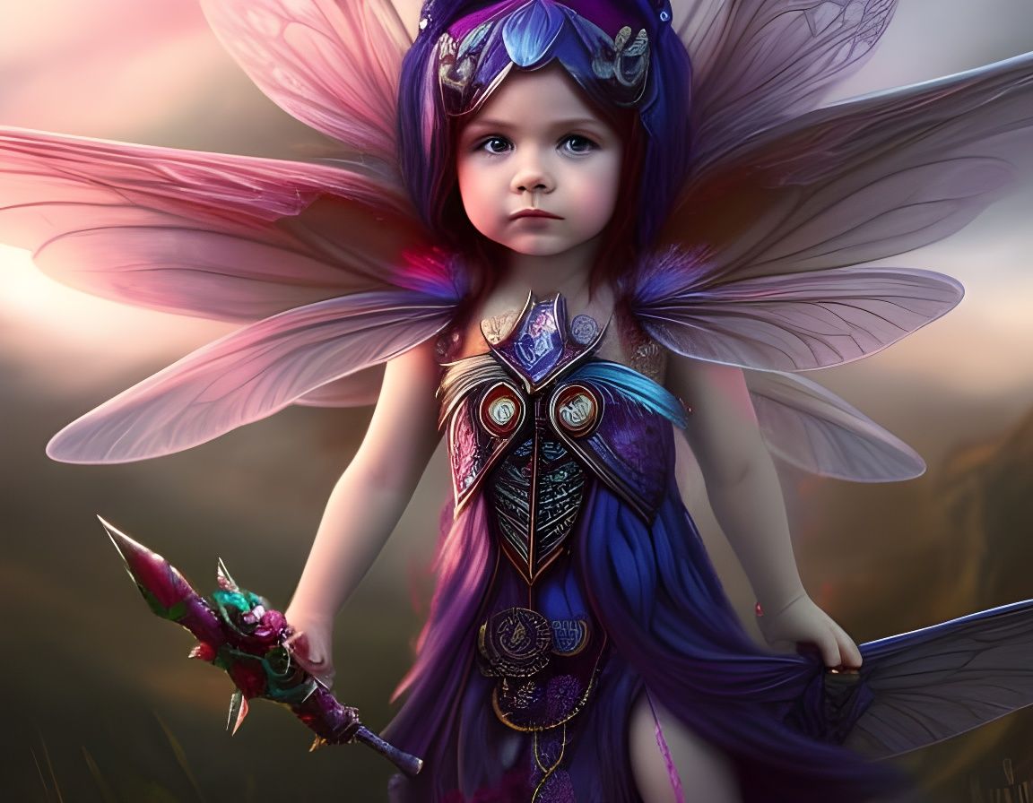 Chibi Dragonfly Warrior