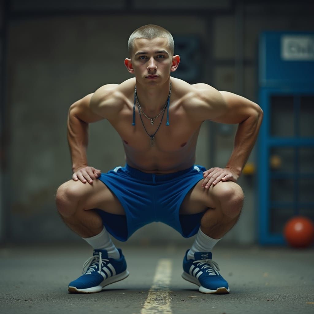 British Chav in Cinematic Pose