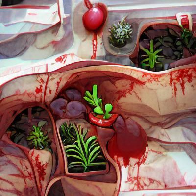 Botanical Organs: A Surreal Green Anatomy