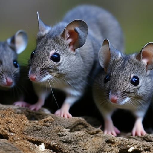 Mice Hiding: Survival Against Dire Wolves