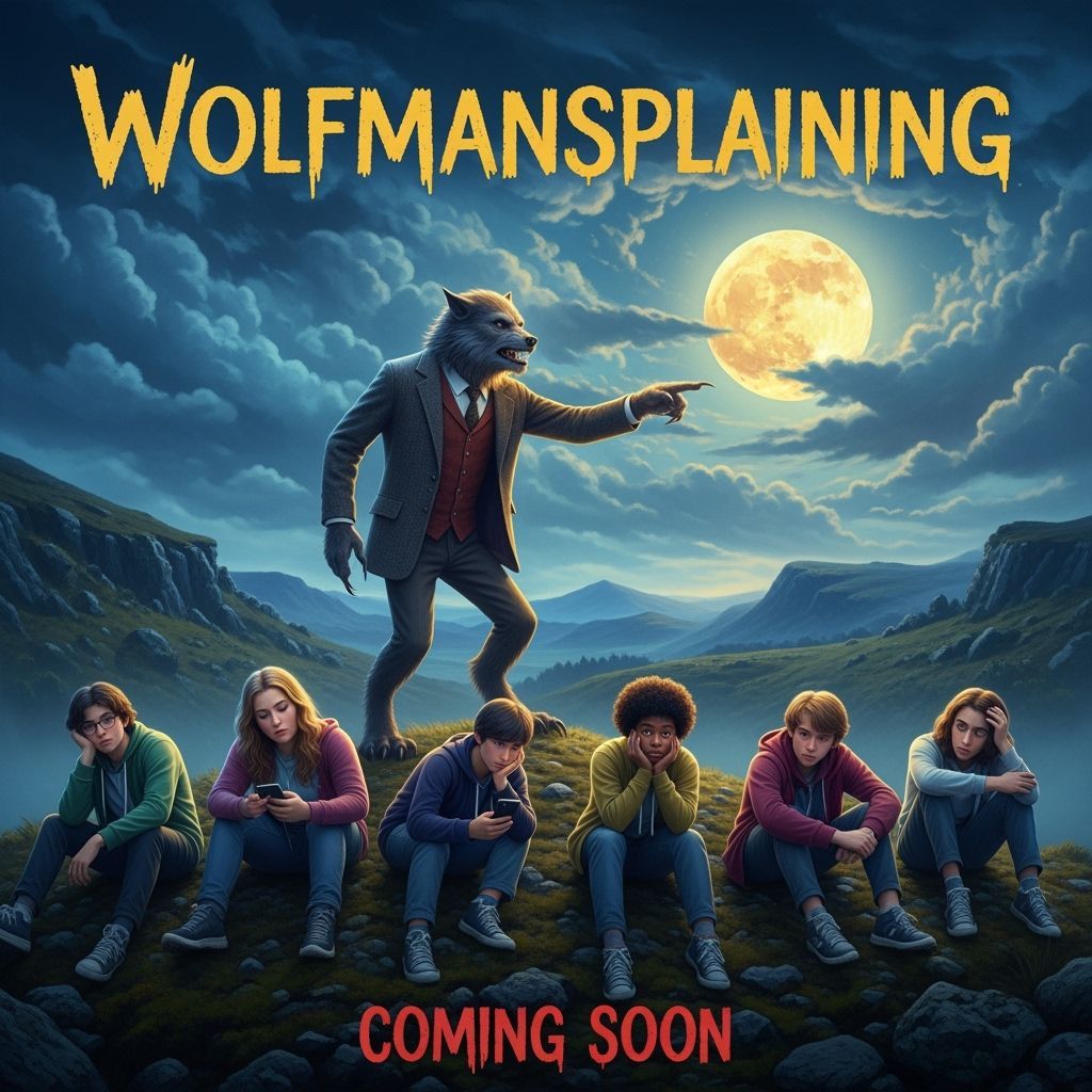 Werewolf Lectures Bored Teens Movie Poster