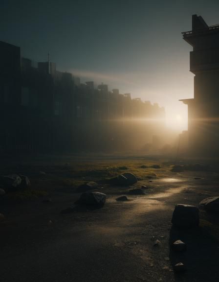 Inevitable End with Volumetric Lighting