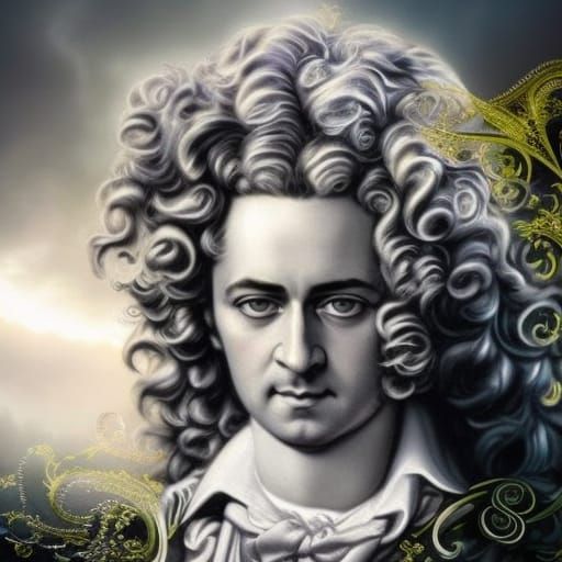 Mozart and curly hair