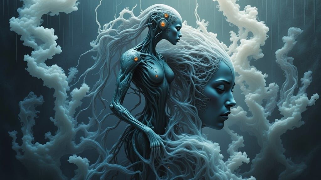 Biomechanical Goddess of Forgotten Souls