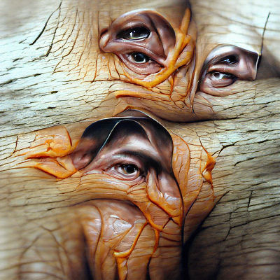 Souls Trapped Within Ancient Forest Trees