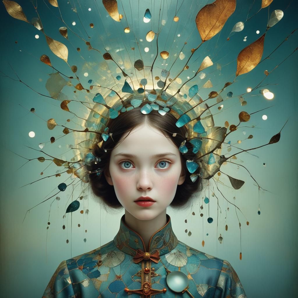 Cracked Light: Evocative Photography-Inspired Art