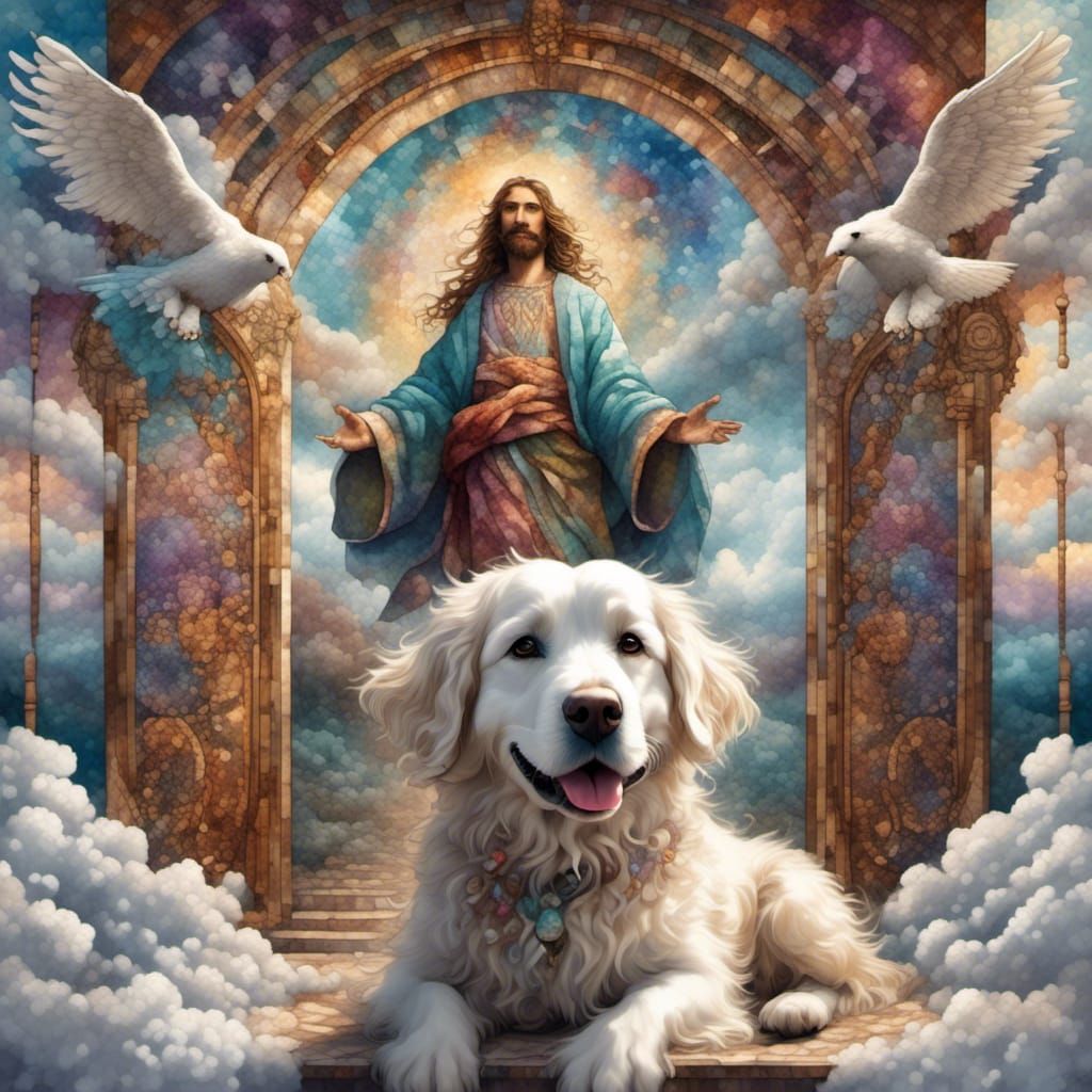 Heaven's Gates Welcome Winged Companion