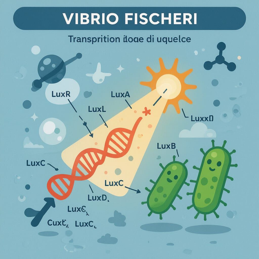 Lux Operon Gene Mutation Explained in Simple Science Illustr...