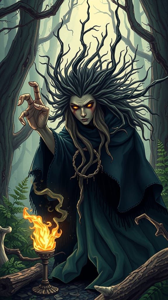 The Malevolent Witch in the Enchanted Forest