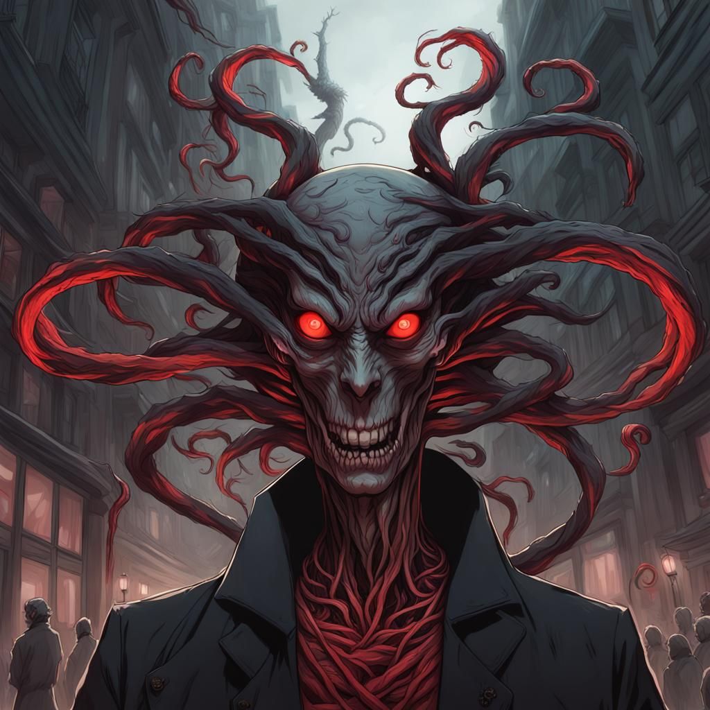 Eldritch Horror Parade in Junji Ito Style