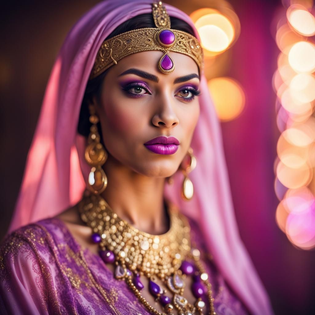 Arabian Priestess of Love in Professional Portrait