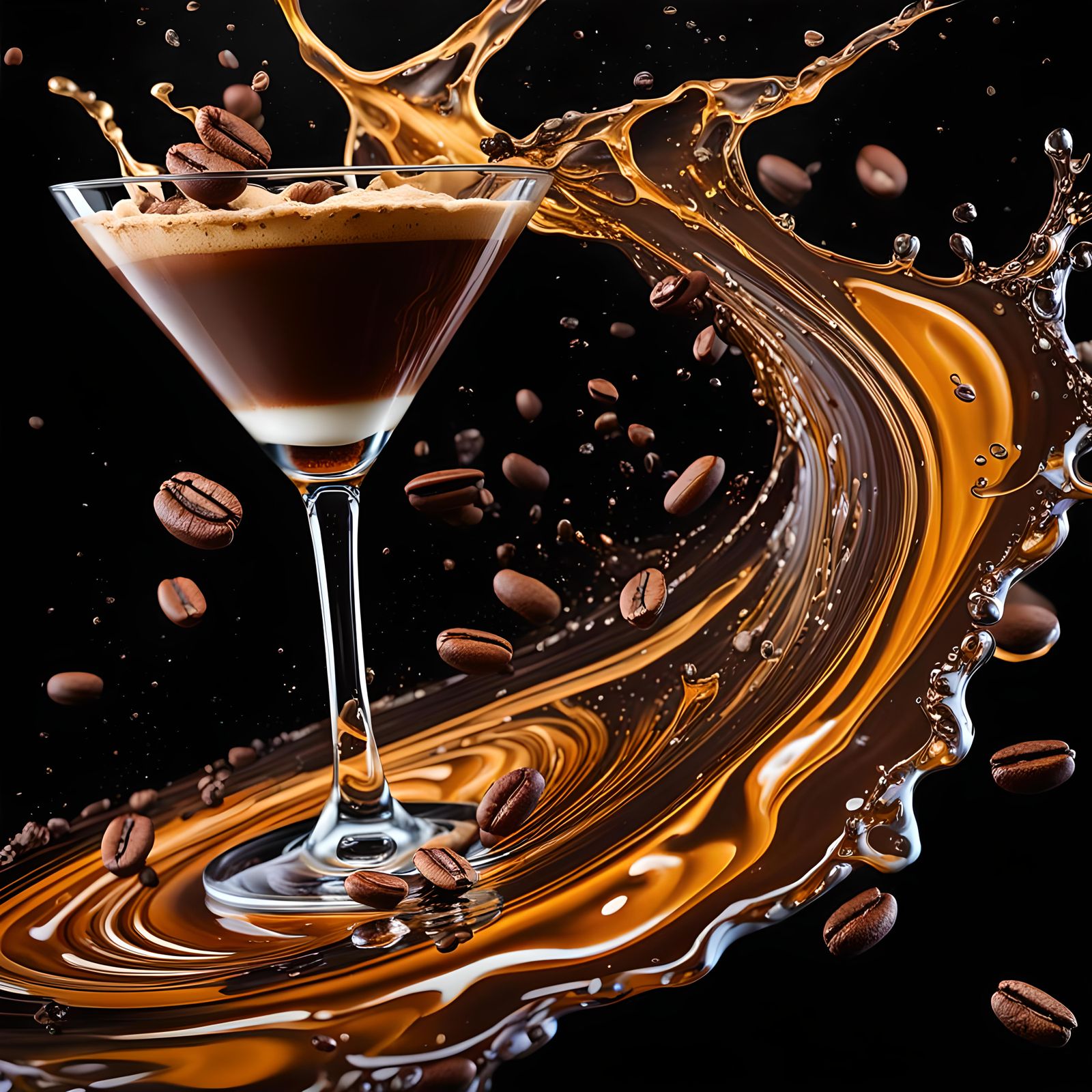 Oops Splash Of Turkish Coffee Mocktail.