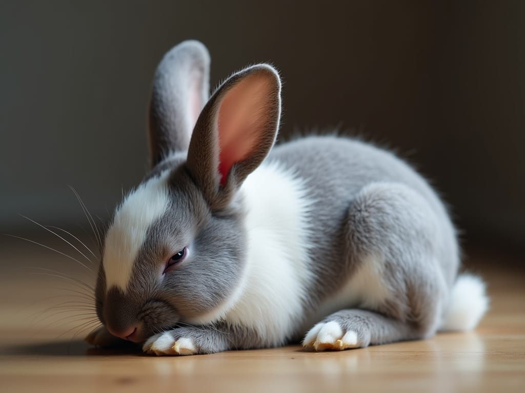 Realistic Dutch Rabbit Masterpiece in 4K