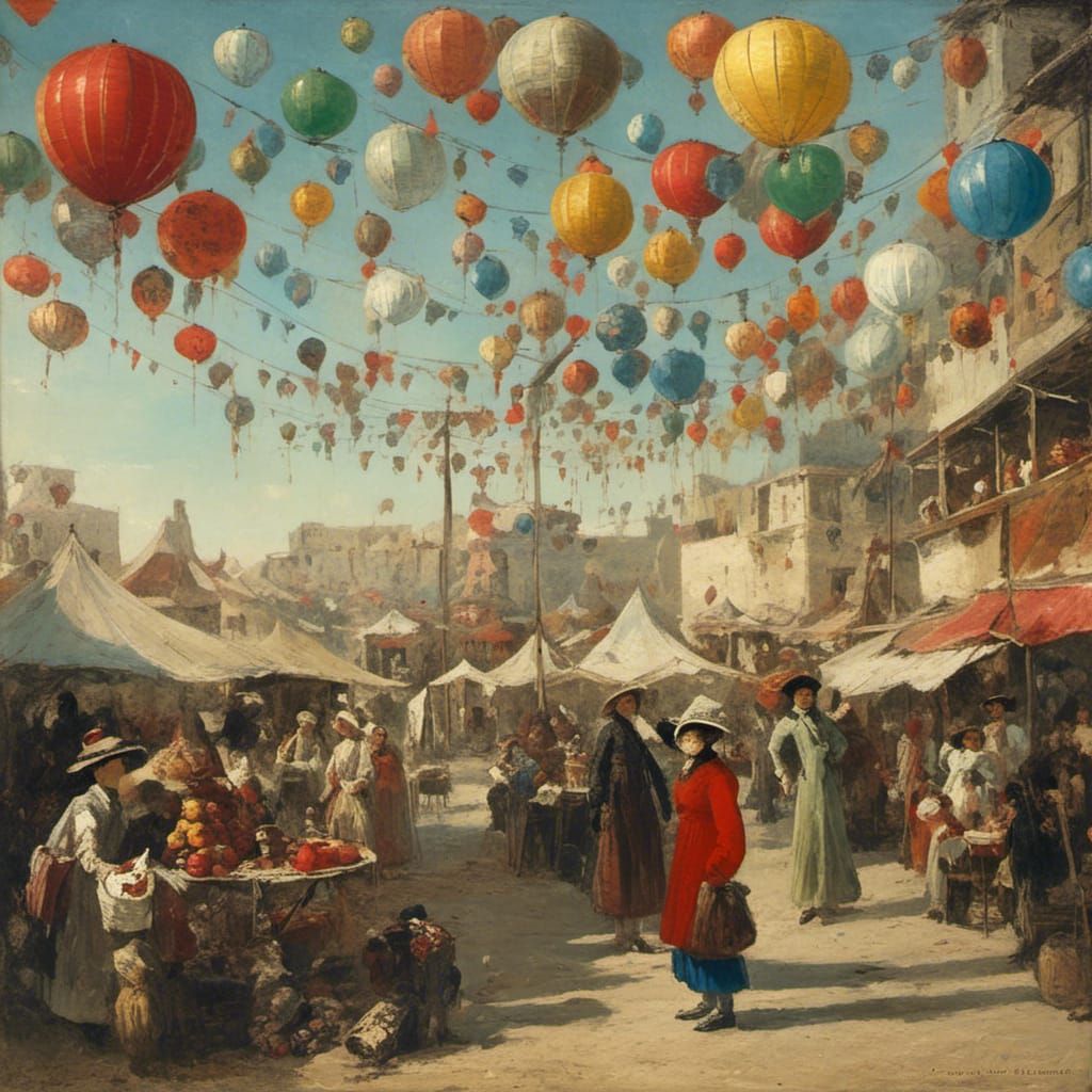 Christmas in July: A Surreal Summer Scene