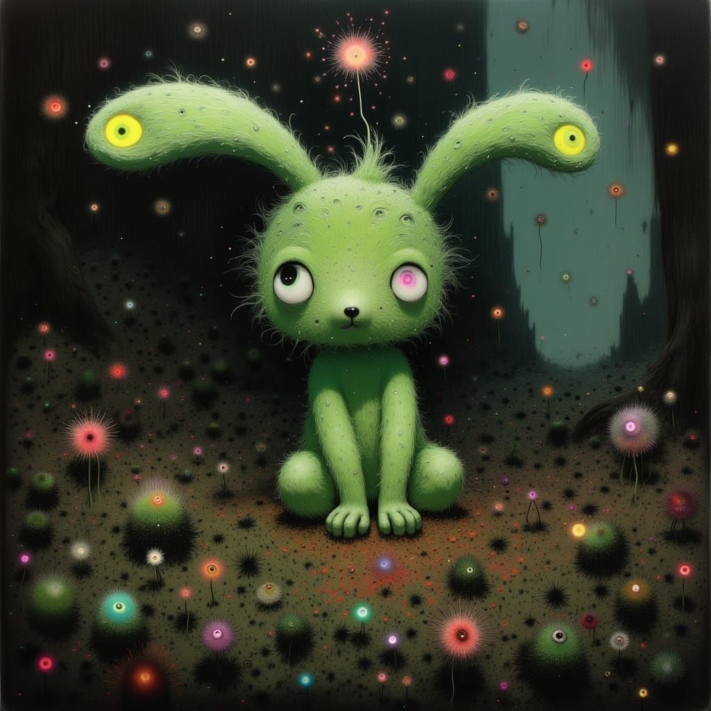 Whimsical Forest Fantasy Art