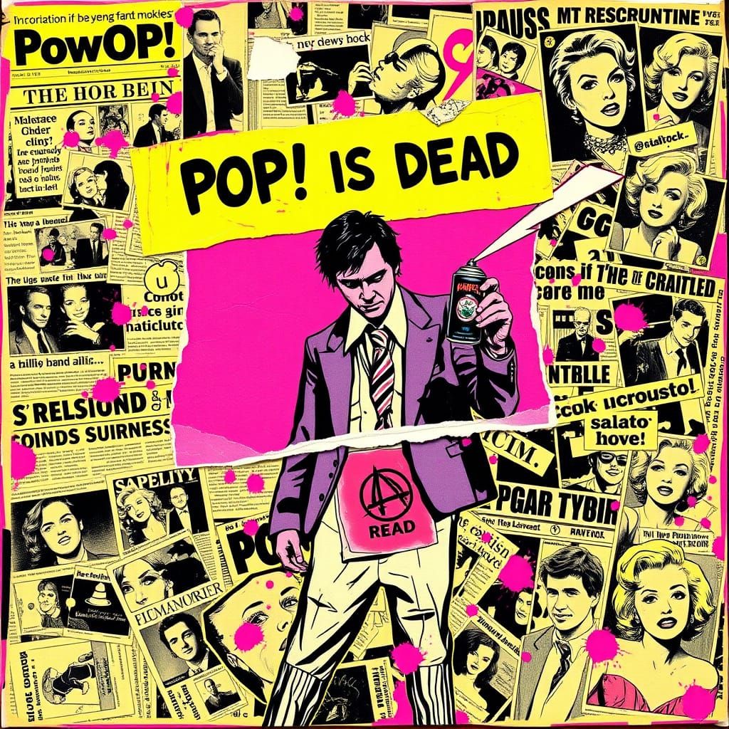 Subversive Punk Collage Defies Pop Art