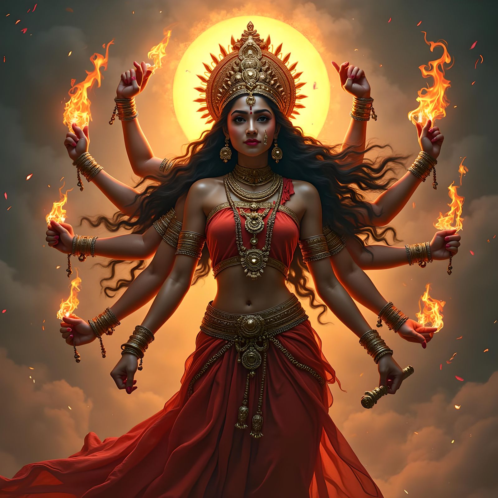 Goddess Kali: A Digital Art Representation