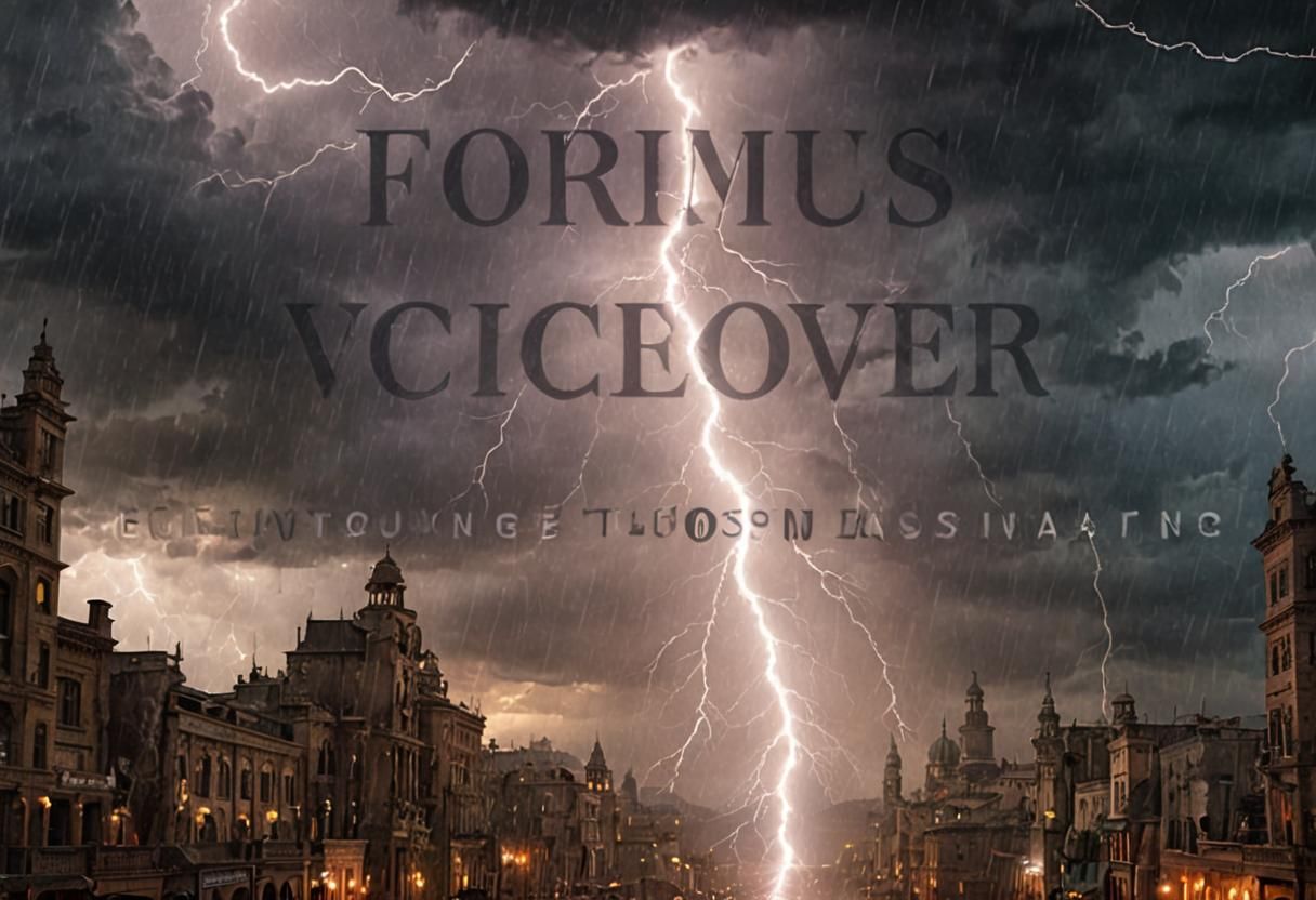 Epic Lightning Arches in Dramatic Digital Painting