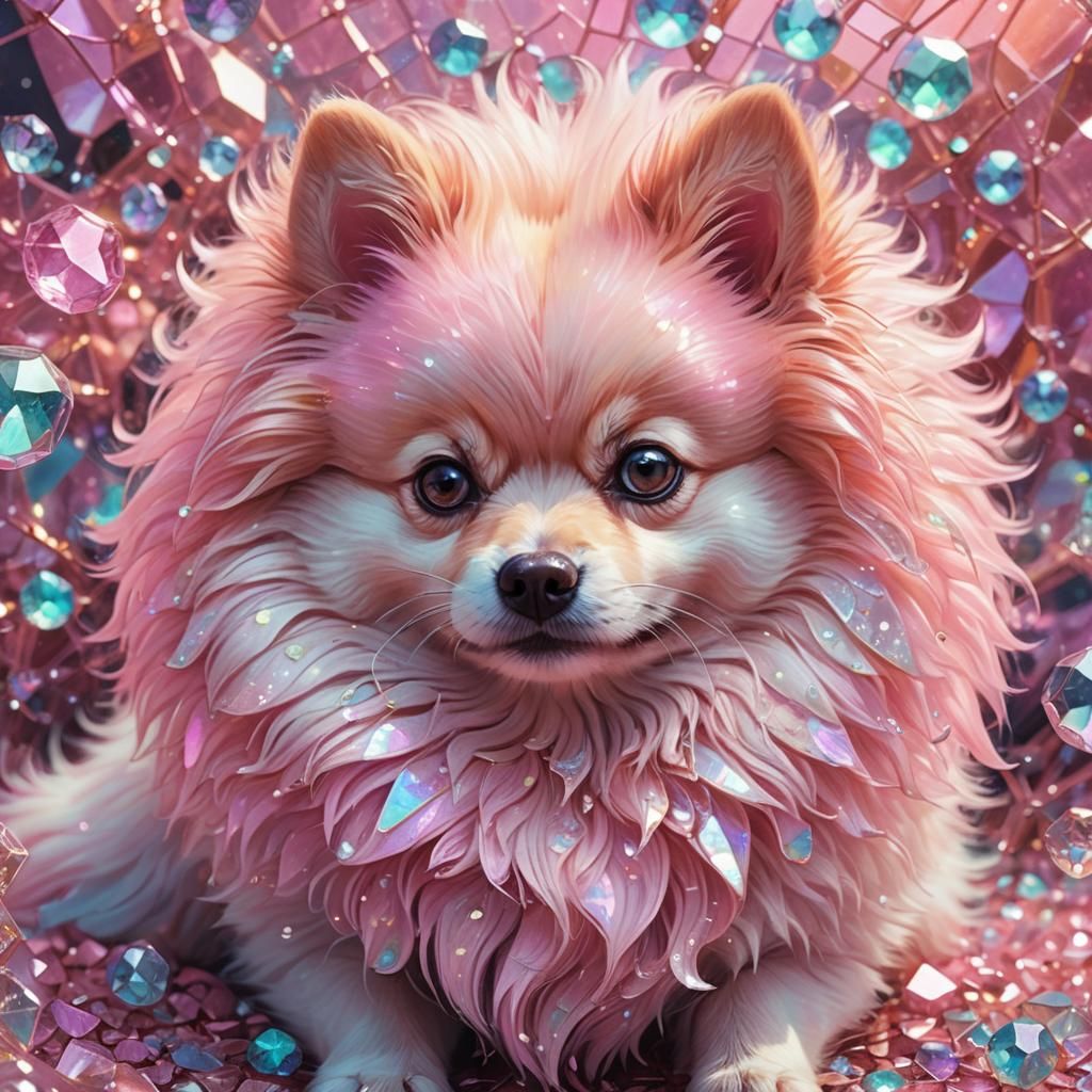 Pink Pomeranian