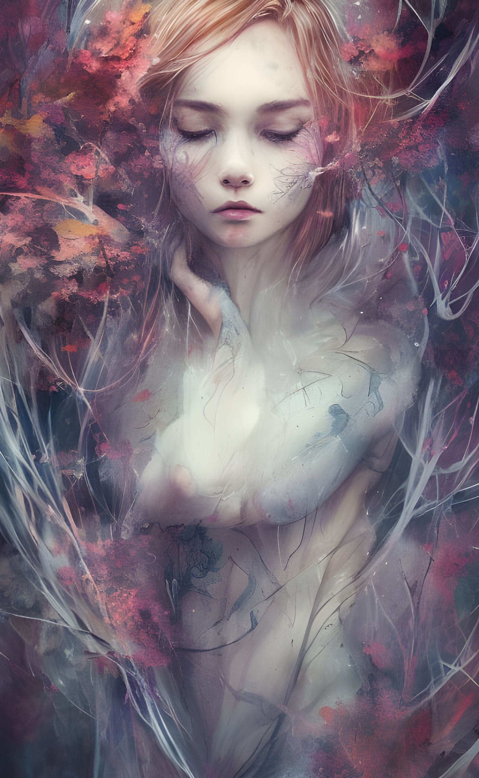 Magical Autumn Forestscape in Hyper-Realistic Digital Art