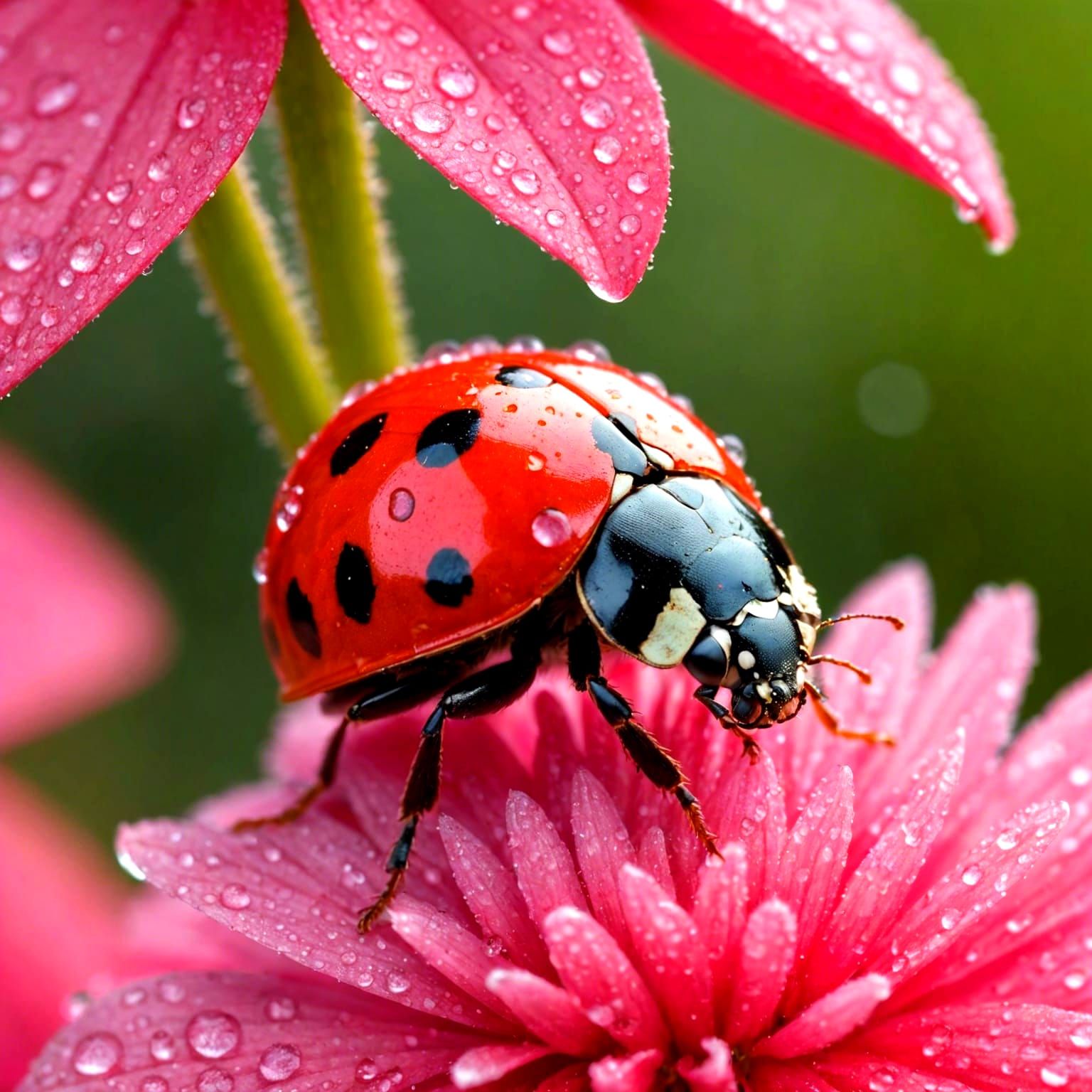 Lovely Ladybug in the morning