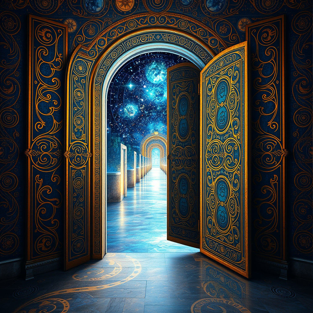 Majestic Doorway to Infinite Universes