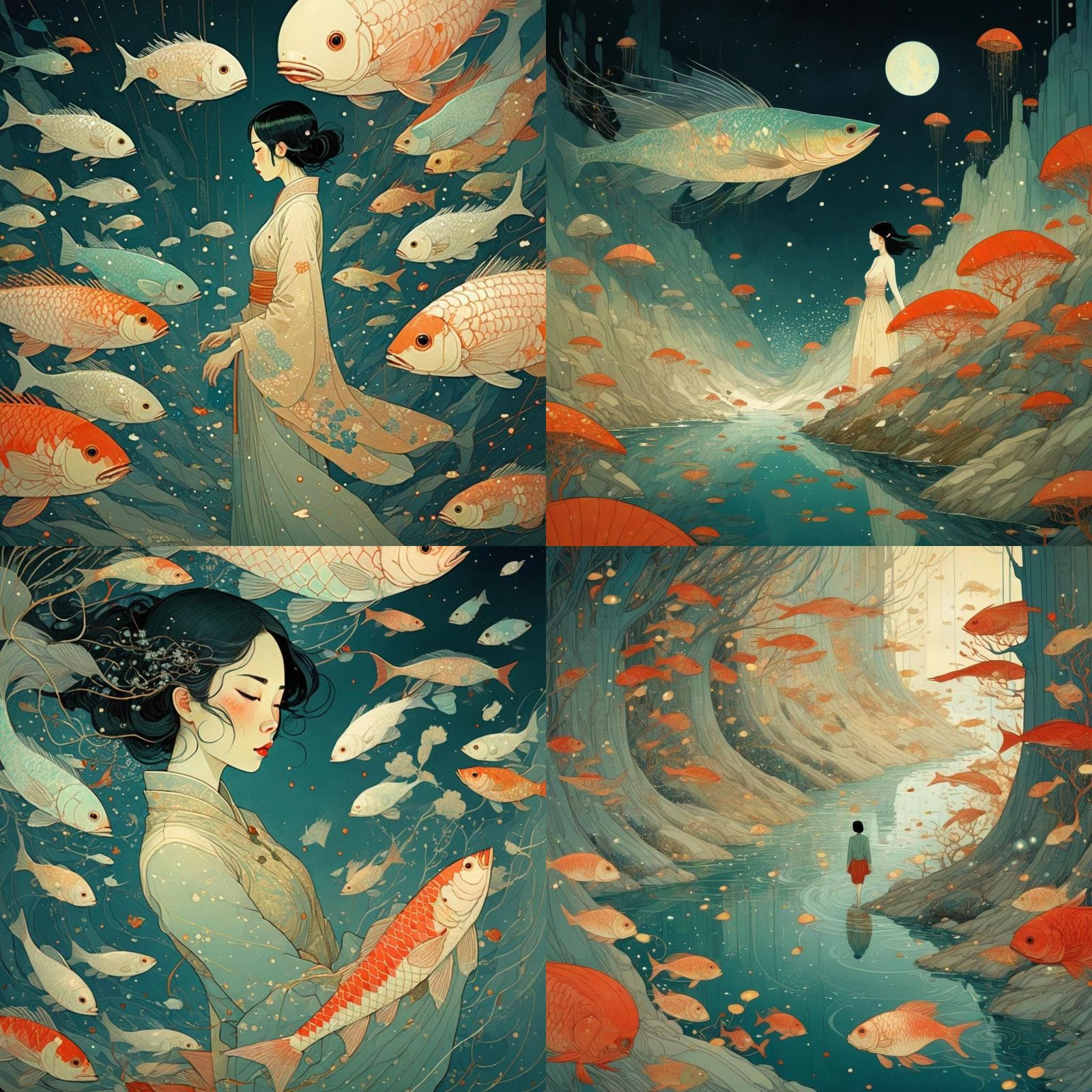 Dynamic Illustration in Golden Age Style