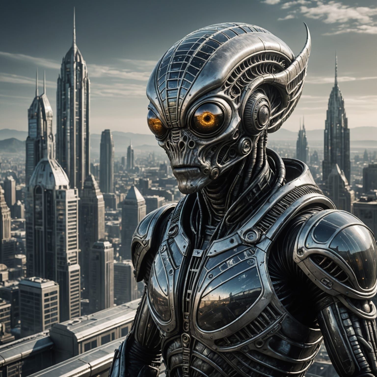 Alien Molluscs in a Sci-Fi Lab