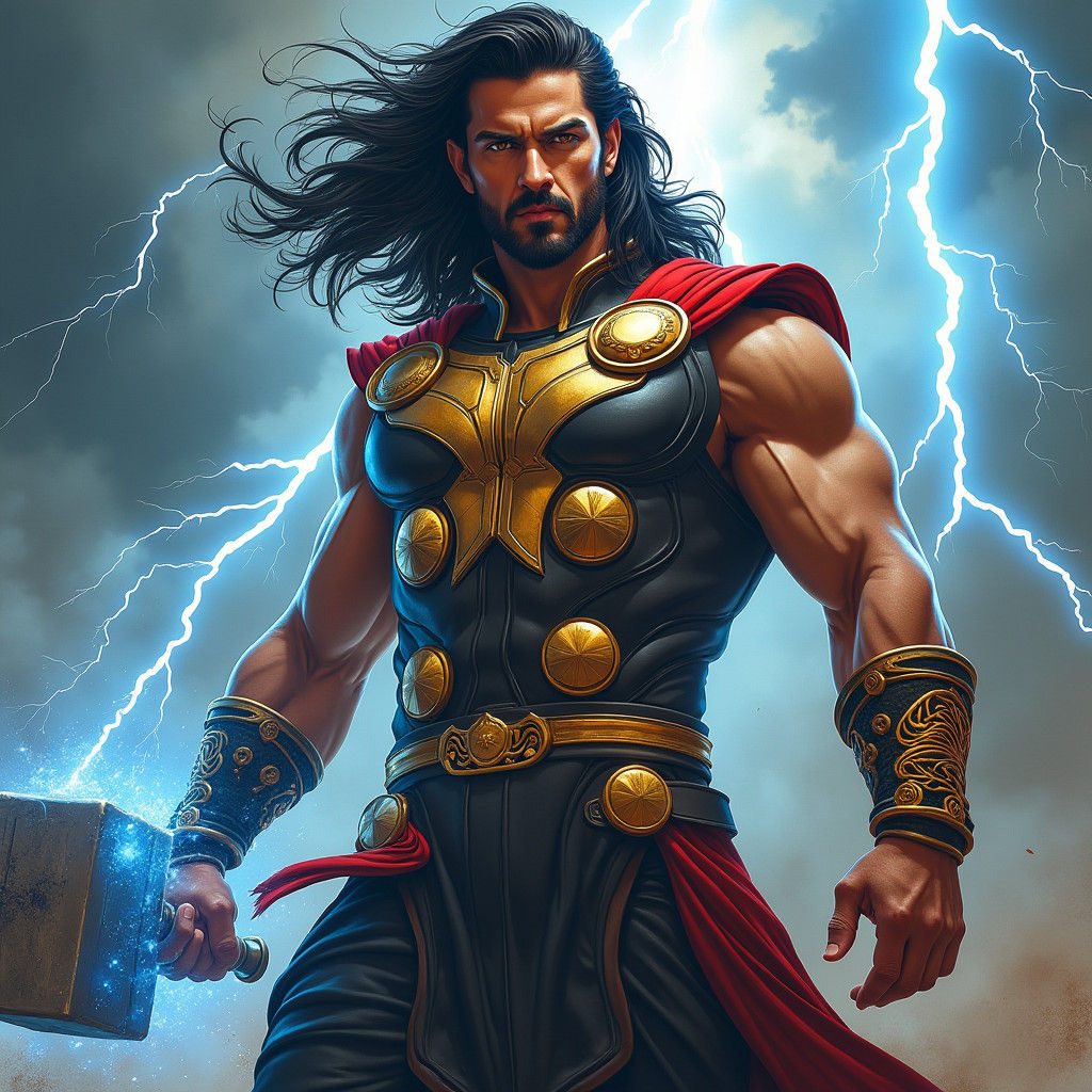Hrithik Roshan as Thor in Indian Armor