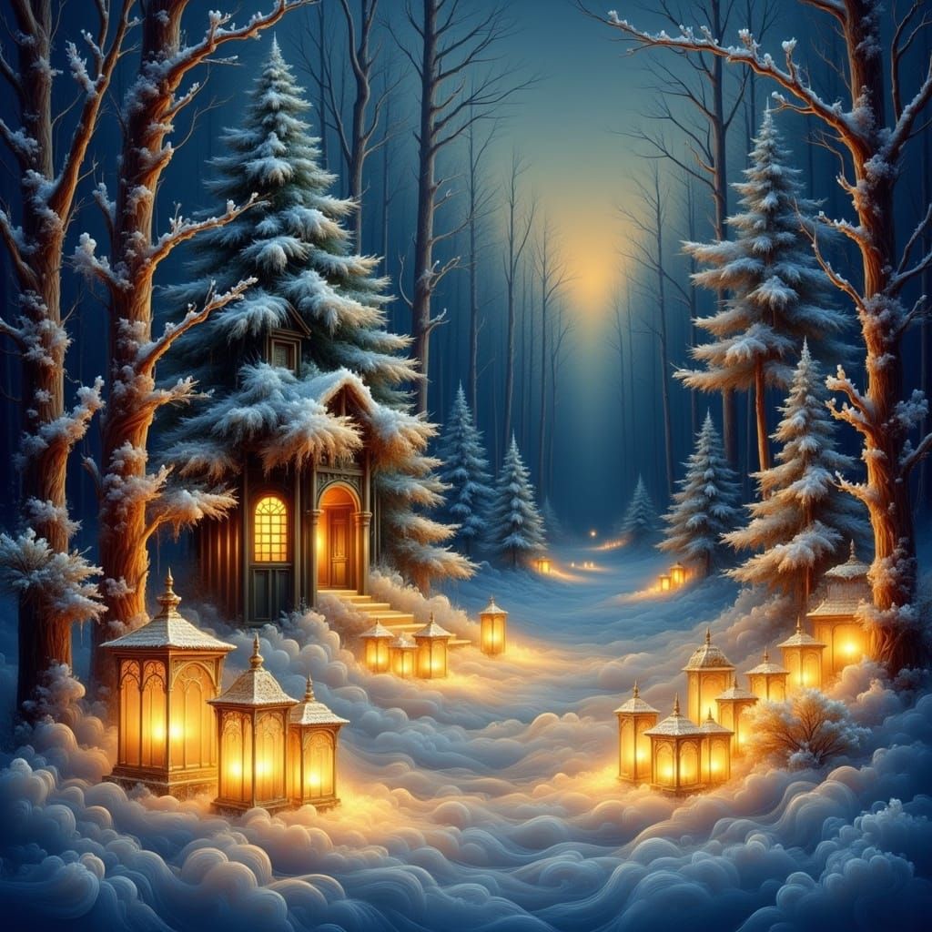 Winter Festival "Vechora Svichok" with Glowing Lanterns