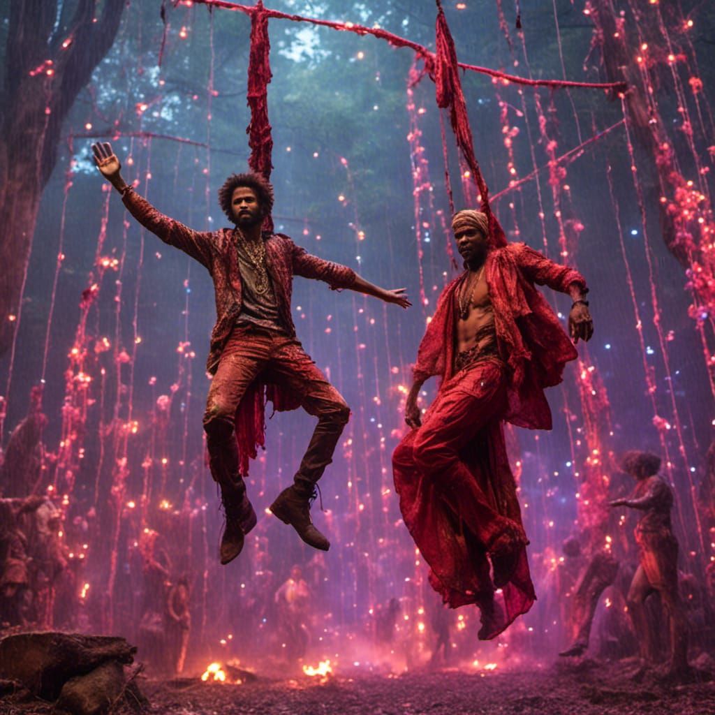 The Hanged King: AI Generated Image