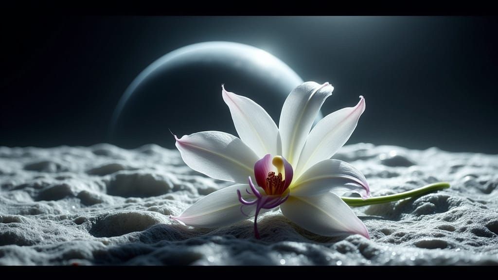 Luna's Enchanted Orchid in Dreamy HDR