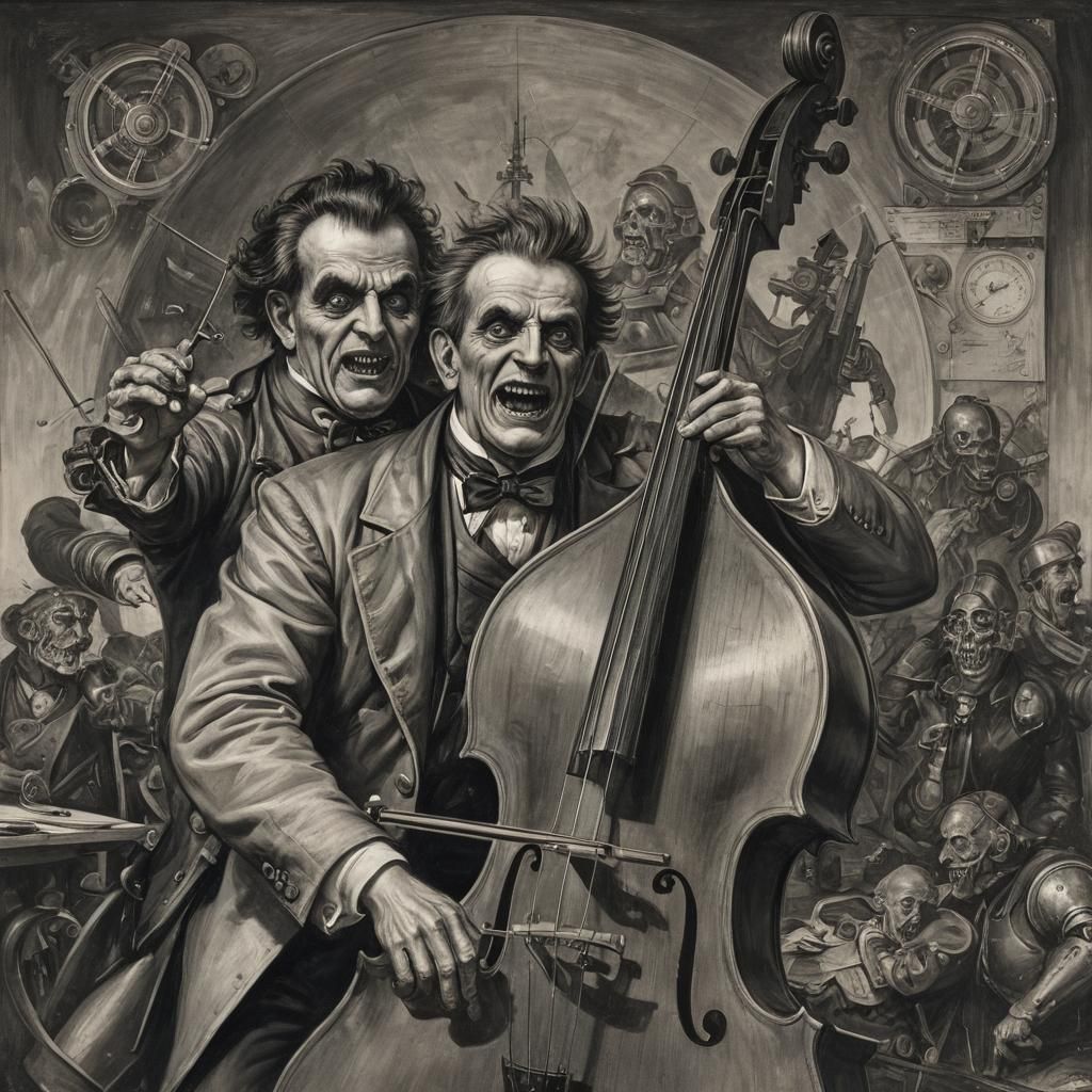 Surreal Portrait Inspired by Dix and Velazquez