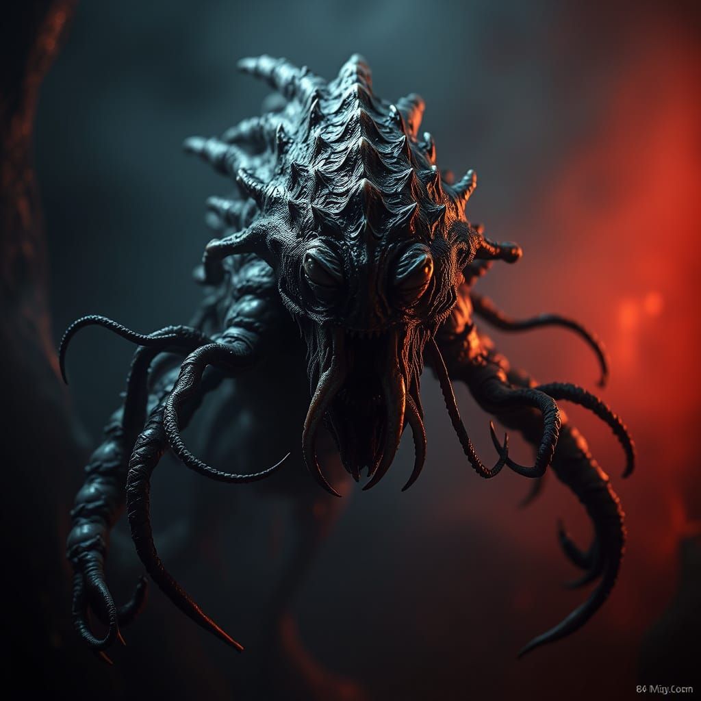 Otherworldly Horror in Cyberpunk Style