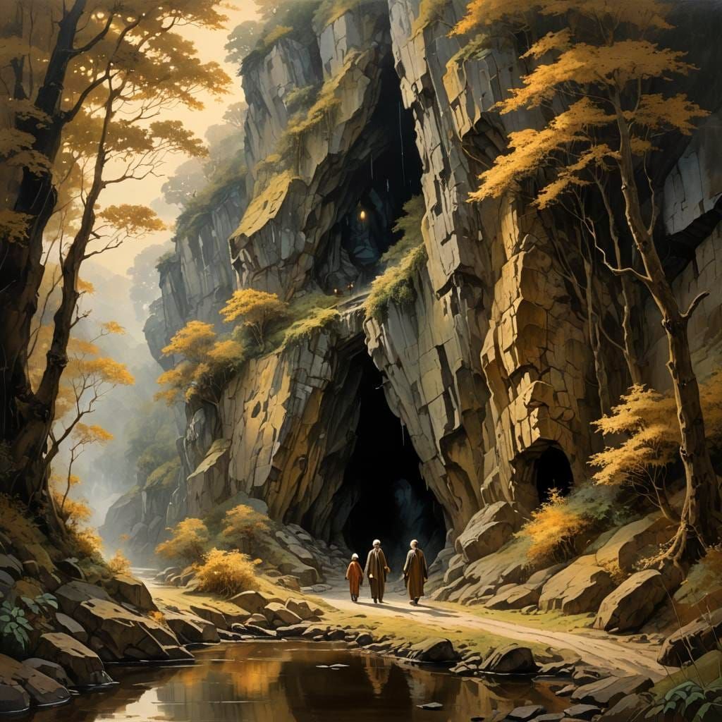 Secluded Hermitage in Brycheiniog, Anime Style