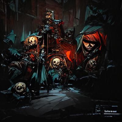 Gloomy Dark Fantasy Landscape