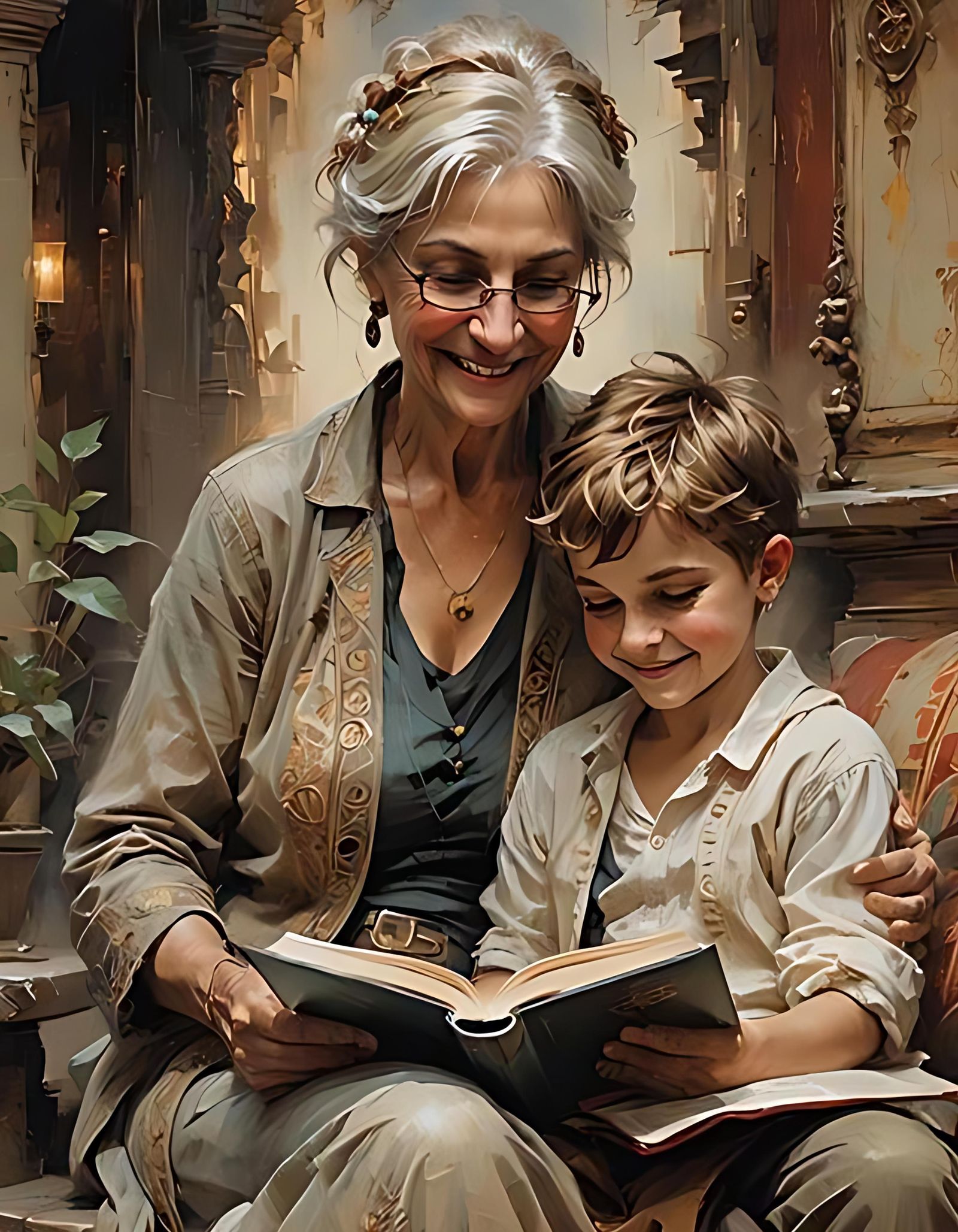 "Each generation carries the wisdom of the past and the drea...