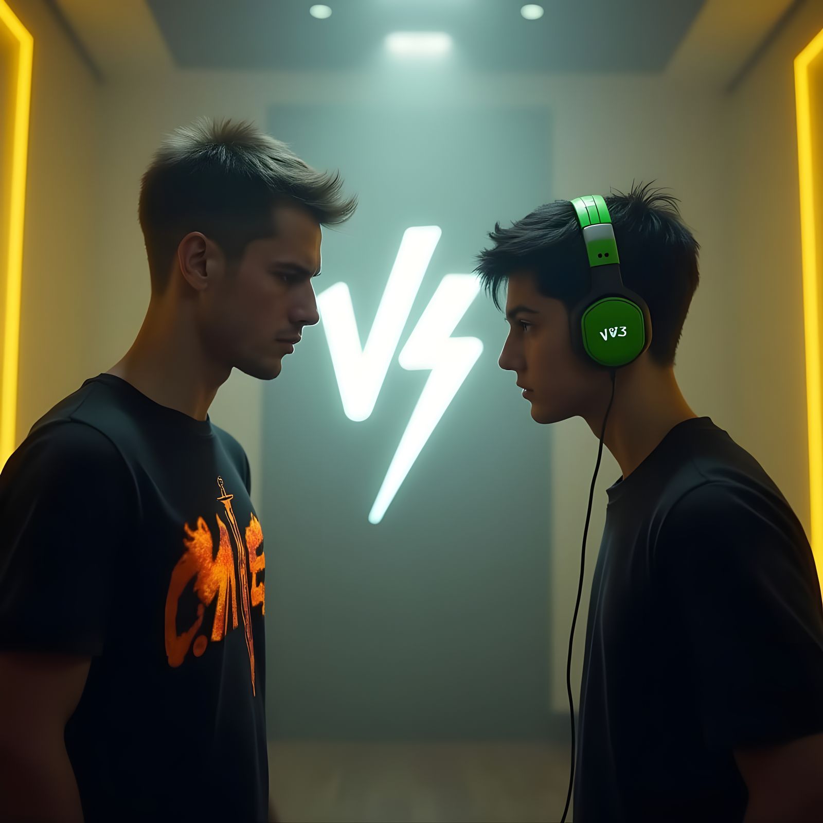 Dramatic Gaming Thumbnail: Gamers Face-Off