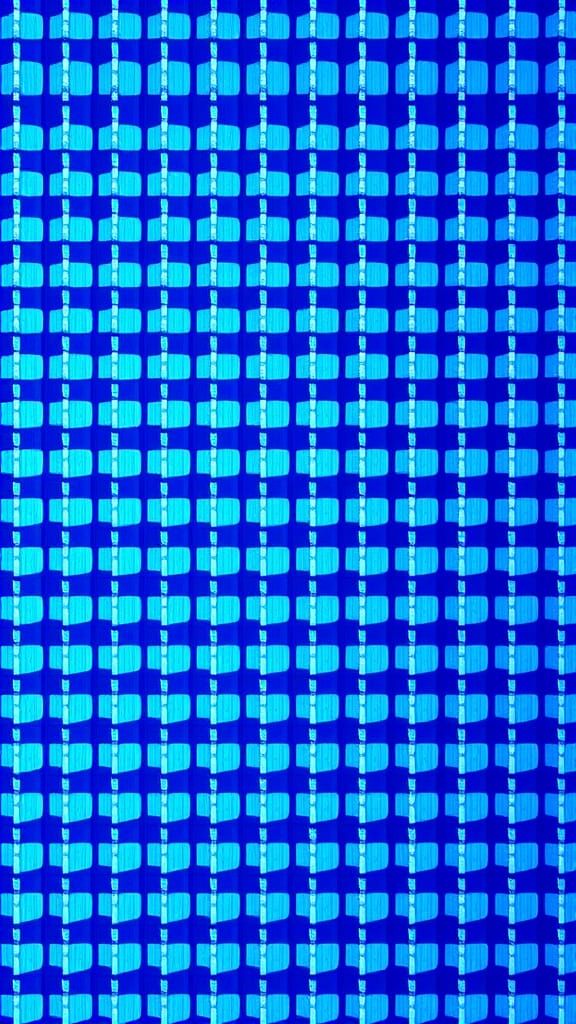 Abstract Blue Lungs with Repeated Motifs