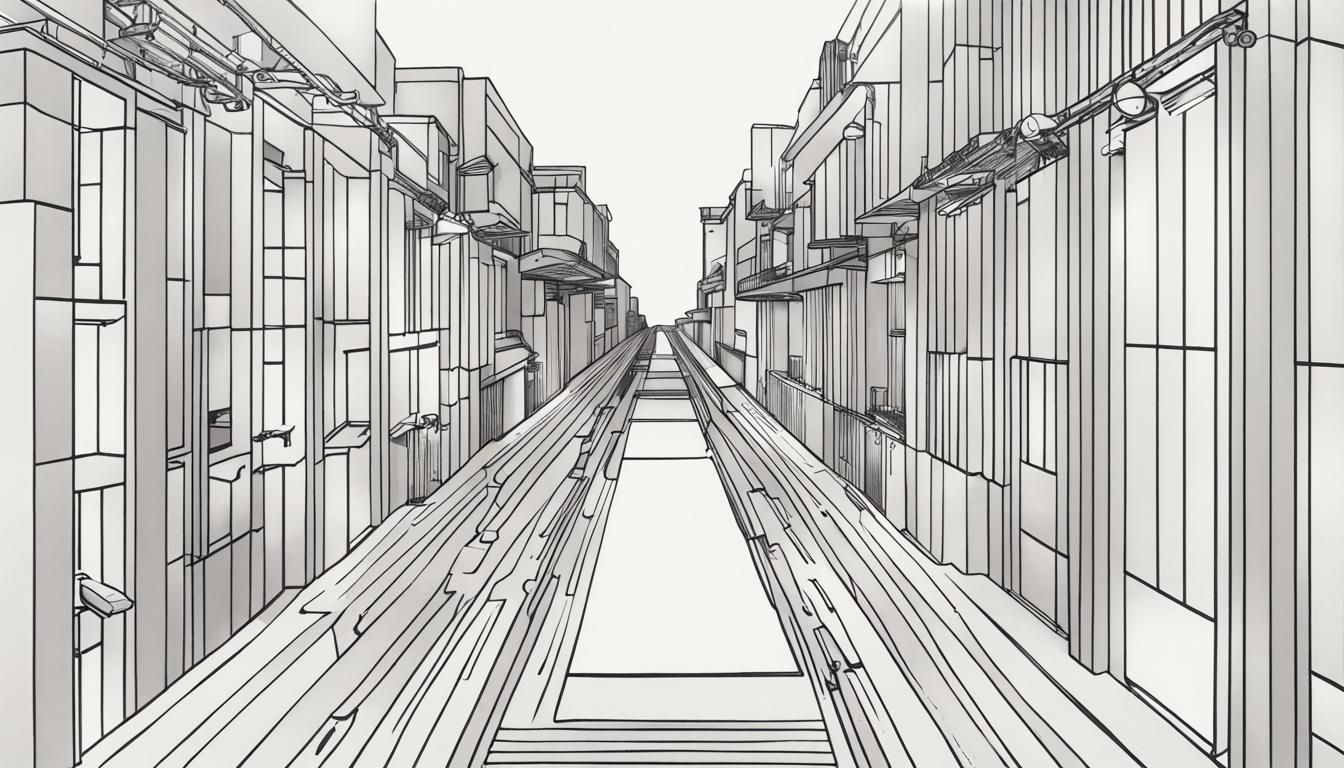 Simple and Elegant Line Art Drawing