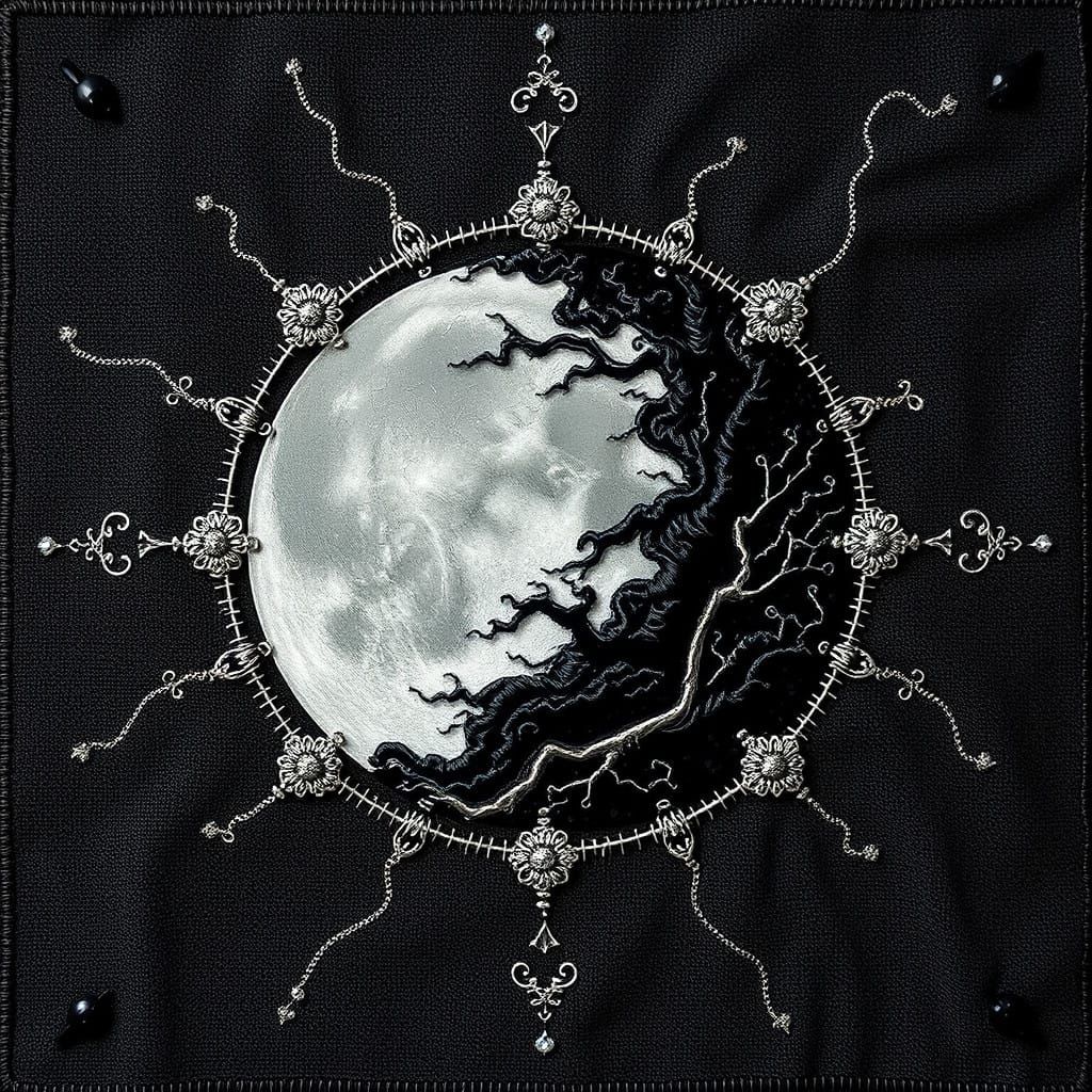 Kalisions of Marash Embroidered Soutache in Broken Electrica...