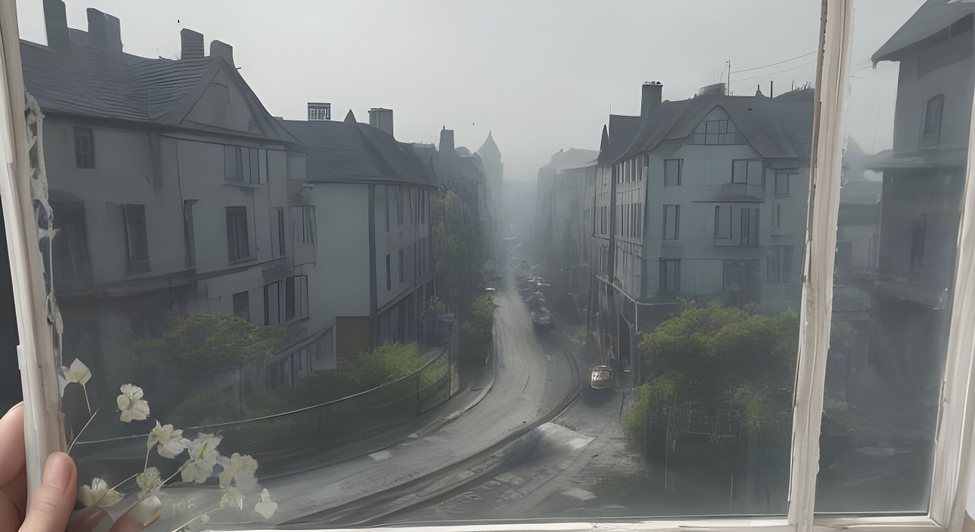 Gothic Girl with Withered Flowers: Realistic 8K Photo