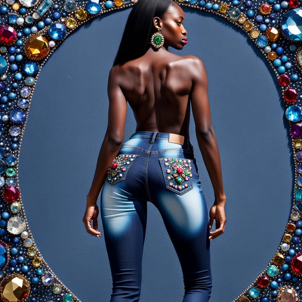 Bejeweled Galactic Oasis Fashion Portrait