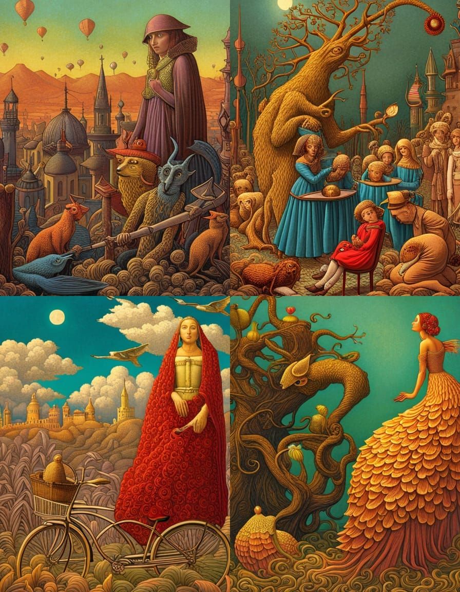 Photorealistic Portrait Inspired by Digital Art