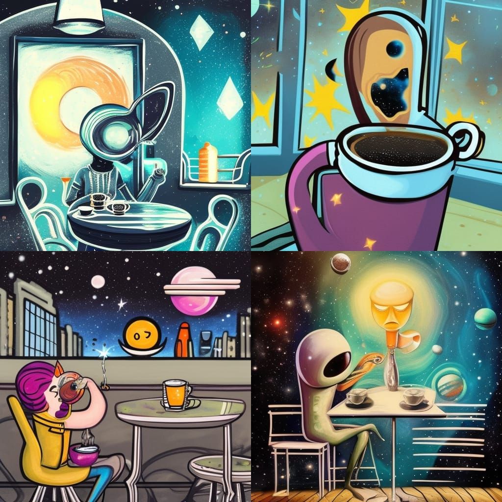 Coffee Shops in Space