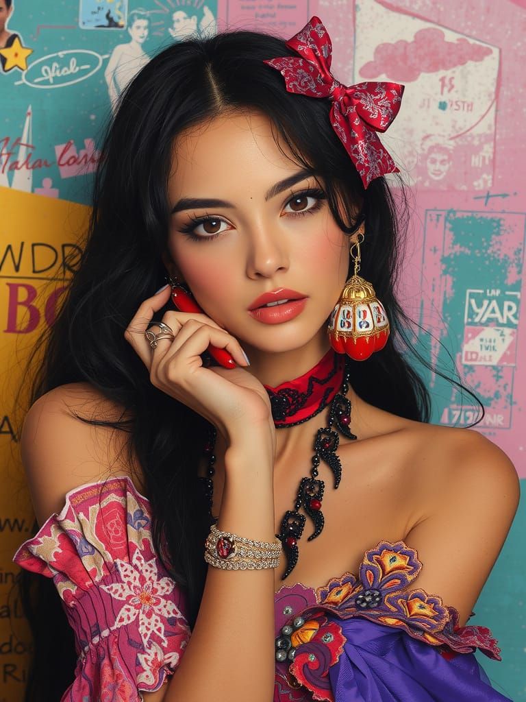 Sultry Female Form in Artistic Realism